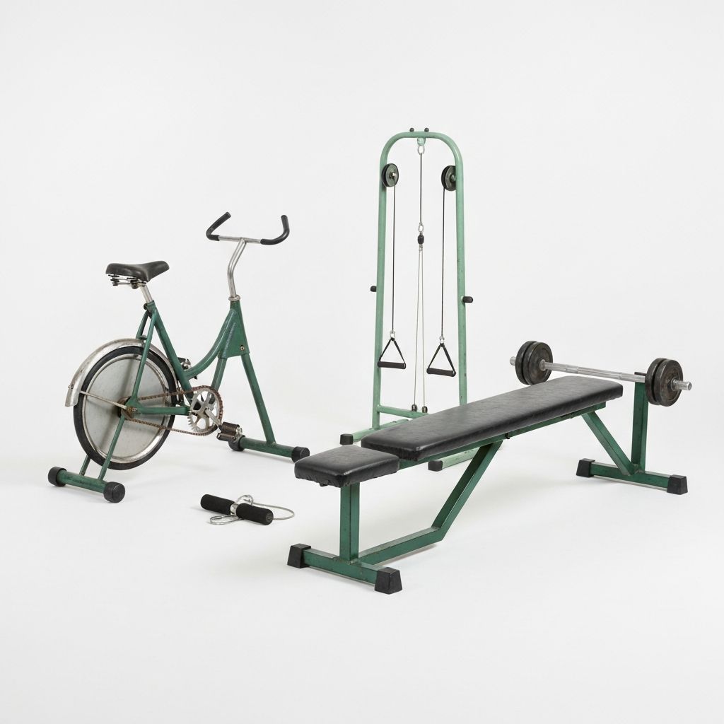 Historisches Fitnesszubehör